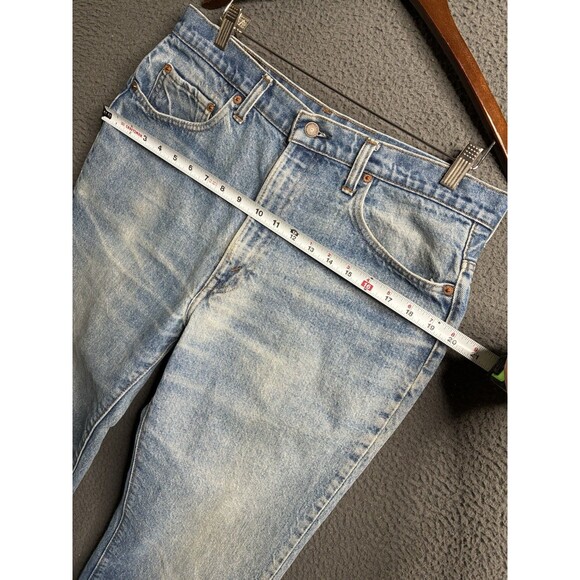 Levi’s 517 0217 Jeans 35x31 Bootcut Flare Made in USA Vintage 1970s Talon Zip - Picture 15 of 16